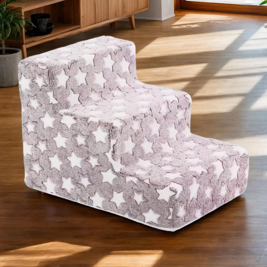 Removable Washable Pet Stairs for Cats & Small Dogs — Non-Slip Sofa & Bed Ramp