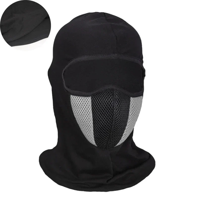 Breathable Motorcycle Balaclava Full-Face Mask Motocross Motorbike Riding Hood & Neck Gaiter