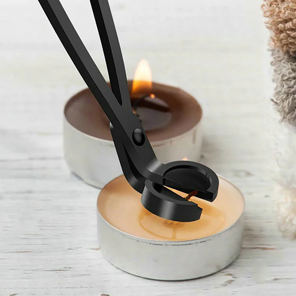 Candle Wick Trimmer Scissors – Metal Wick Cutter for Scented Candles, Even Burn