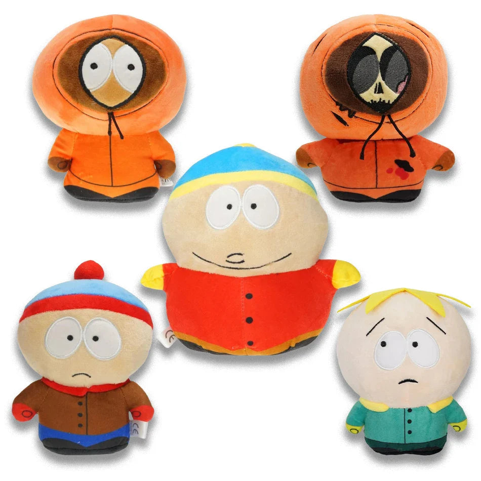 South Park Plush Pillow - Cartman, Stan & Butters Stuffed Doll, 7 in (17–19 cm) Gift for Kids & Collectors