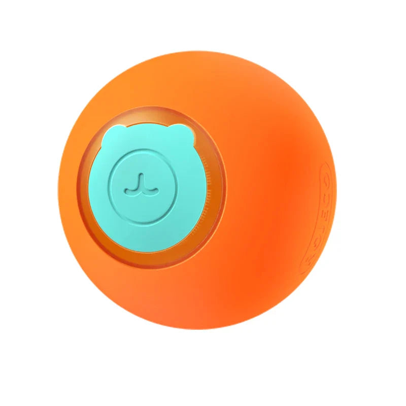 Interactive LED Rechargeable Cat Rolling Ball Toy - Automatic Self-Moving Bouncing Ball (42mm / 1.65 in)