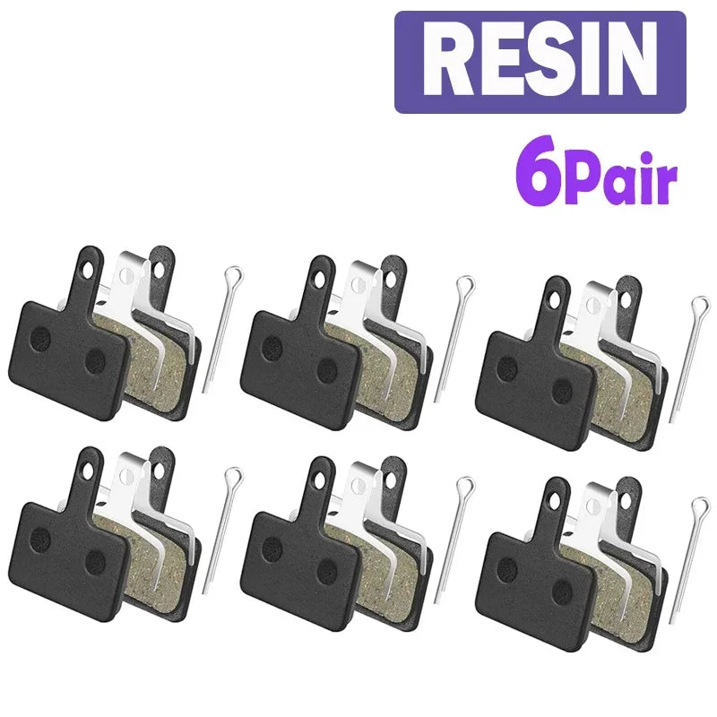 Resin Hydraulic Disc Brake Pads – Wear-Resistant MTB Brake Pads, Universal Fit for Hydraulic Disc Calipers