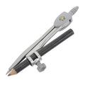 Precision Metal Drafting Compass with Pencil & Case – Geometry Drawing Tool for Students & Artists
