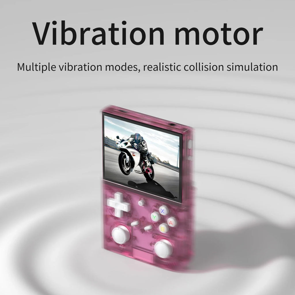 Retro Handheld Game Console 3.5-inch IPS 640x480 Linux 64-bit Quad-Core Portable Pocket Player 64GB 4000+ Games