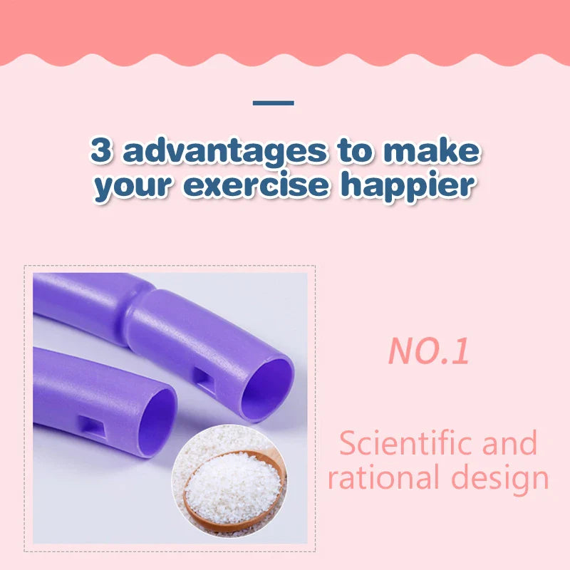 Adjustable Removable Hula Hoop for Kids – Portable Plastic Waist Training & Fitness Ring