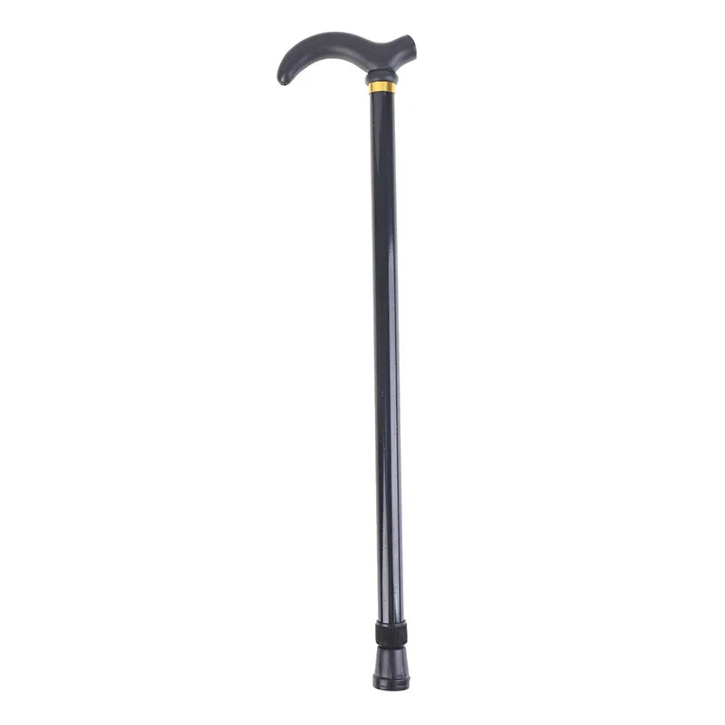 Adjustable Telescopic Aluminum Walking Cane T-Handle 75–90 cm (29.5–35.4 in) Anti-Skid Rubber Tip