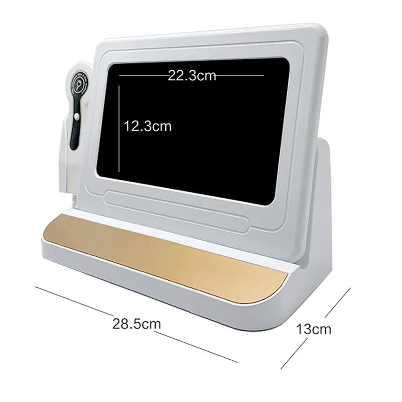 10-Inch (25.4 cm) LCD Scalp & Hair Analyzer Microscope 50X/200X Digital Skin and Follicle Detector