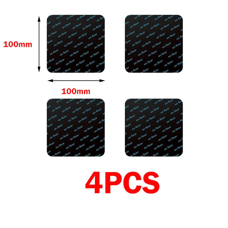 Non-Slip Rug Corner Pads - Reusable Washable PU Carpet Grippers Anti-Curling Adhesive for Rugs & Mats