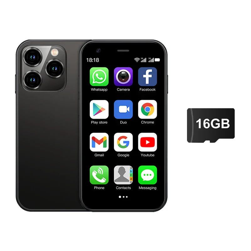 Mini 3.0-inch (7.6 cm) Android 3G WCDMA Smartphone, Dual SIM, WiFi Hotspot, Google Play Pocket Phone