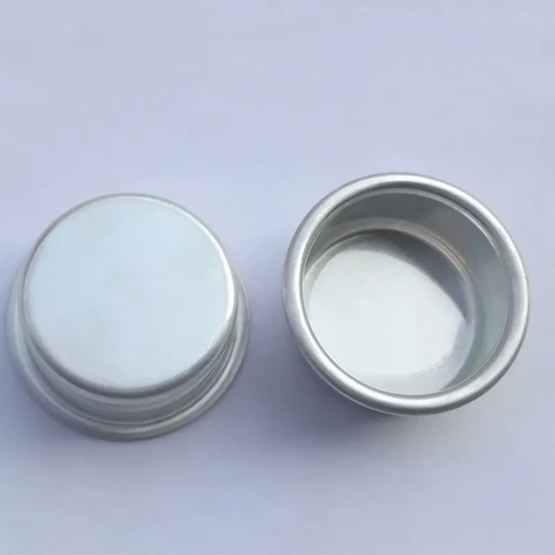 10-Pack Aluminum Candle Cup Drip Protectors – Tealight Candlestick Holders for Weddings, Parties & Home Decor