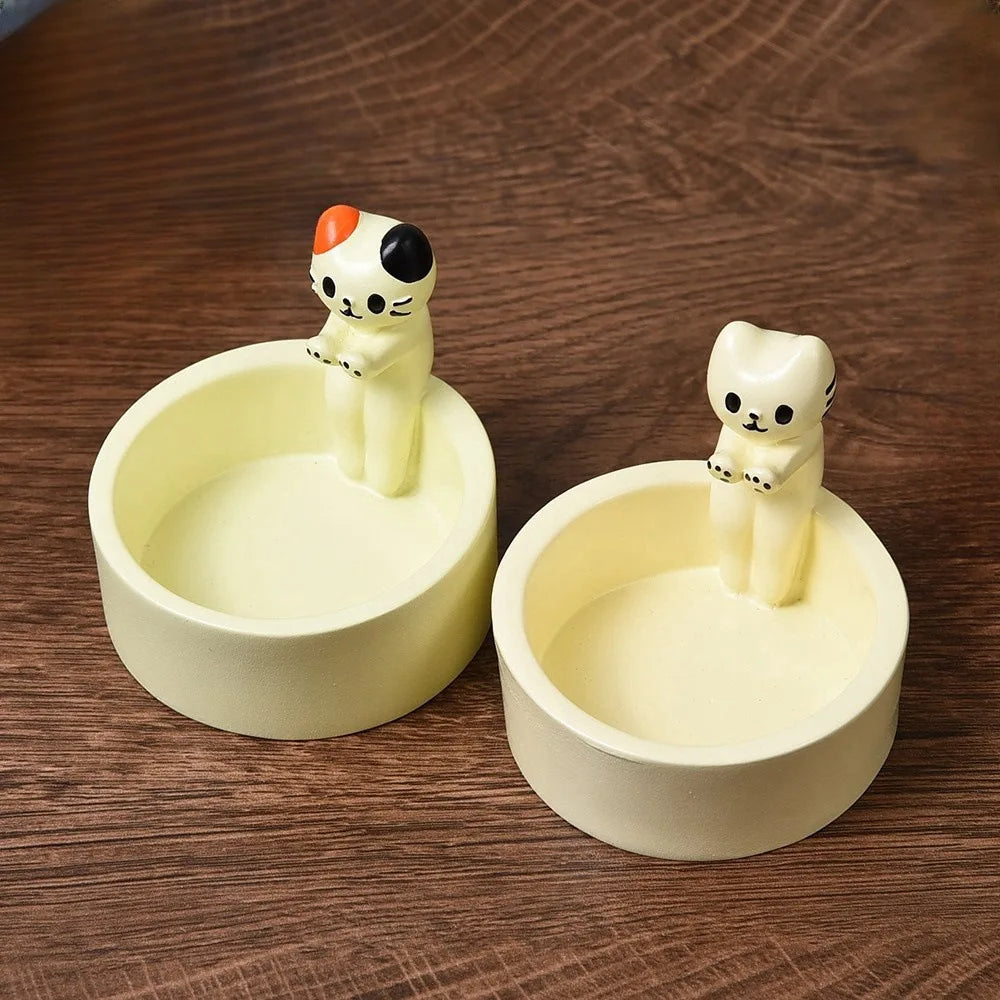 Kitten Candle Holder Resin Cat Tea Light Holder for Home Decor & Gifts 6 cm (2.4 in)