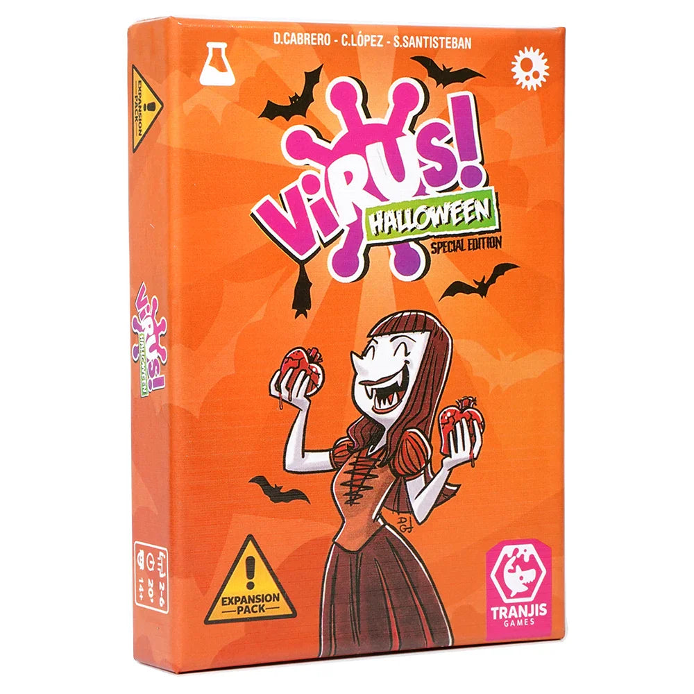 Bilingual Virus Card Game - Spanish & English Party Card Game for Family and Friends (Ages 14+)