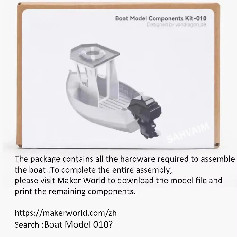 DIY 3D Printing Model Kit – Aviation Engine, Wireless Mouse & LED Light Parts for Makers