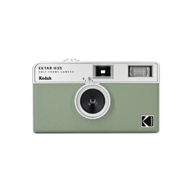 Half Frame 35mm Film Camera with Built-In Flash — Compact Pocket Film Camera, Film-Saving, Lightweight, 4 Colors