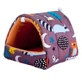 Hanging Cotton Nest Bed for Small Pets - Warm Flannel Hamster & Guinea Pig House (S/M/L/XL; 3.15–7.87 in / 8–20 cm)