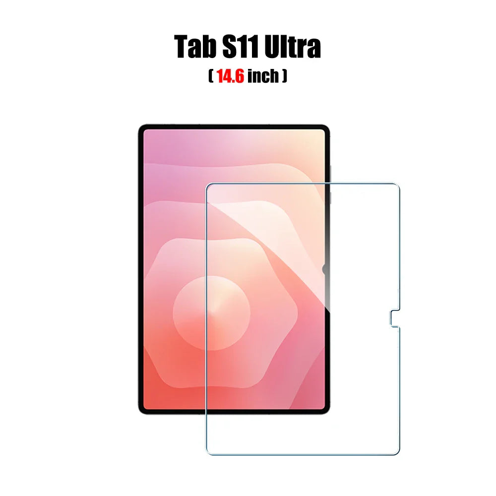 Tempered Glass Screen Protector for Galaxy Tab S6 Lite, A9/A9 Plus, A8, S7 FE, S8/S9/S9 Plus/S9 FE, S10/S11 — 1 Pack
