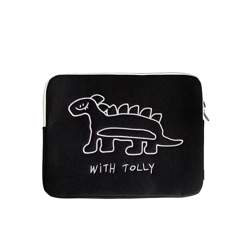 Cute Animal Print Shockproof Laptop Sleeve 13–16 inch (33–40.6 cm) Zipper Pouch for 13/13.3/14/15/15.6/16