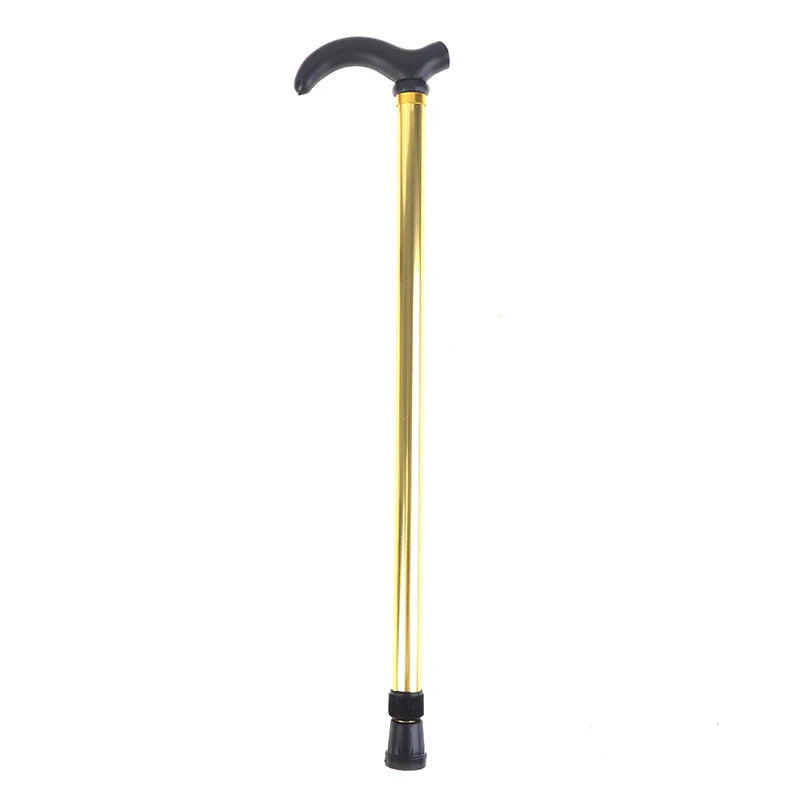 Adjustable Telescopic Aluminum Walking Cane T-Handle 75–90 cm (29.5–35.4 in) Anti-Skid Rubber Tip
