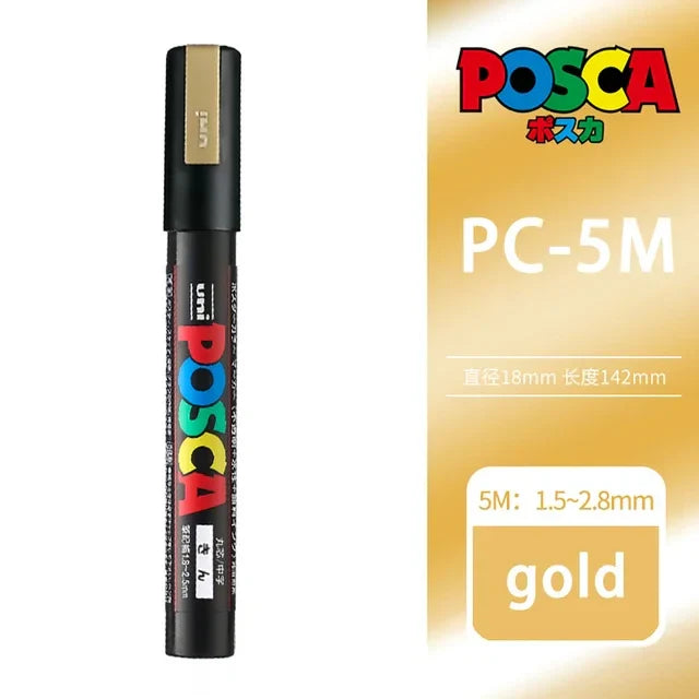 Permanent Acrylic Paint Marker Set – Quick-Dry Opaque Paint Pens for Graffiti, Crafts & Illustration
