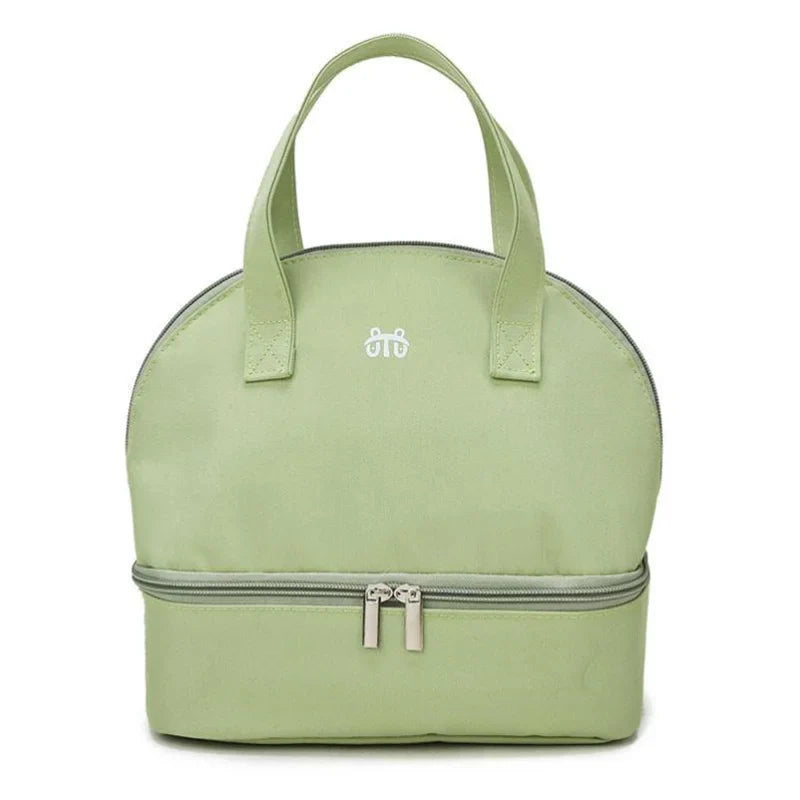Insulated Double-Layer Large Capacity Mommy Bag – Travel Picnic Diaper & Lunch Backpack