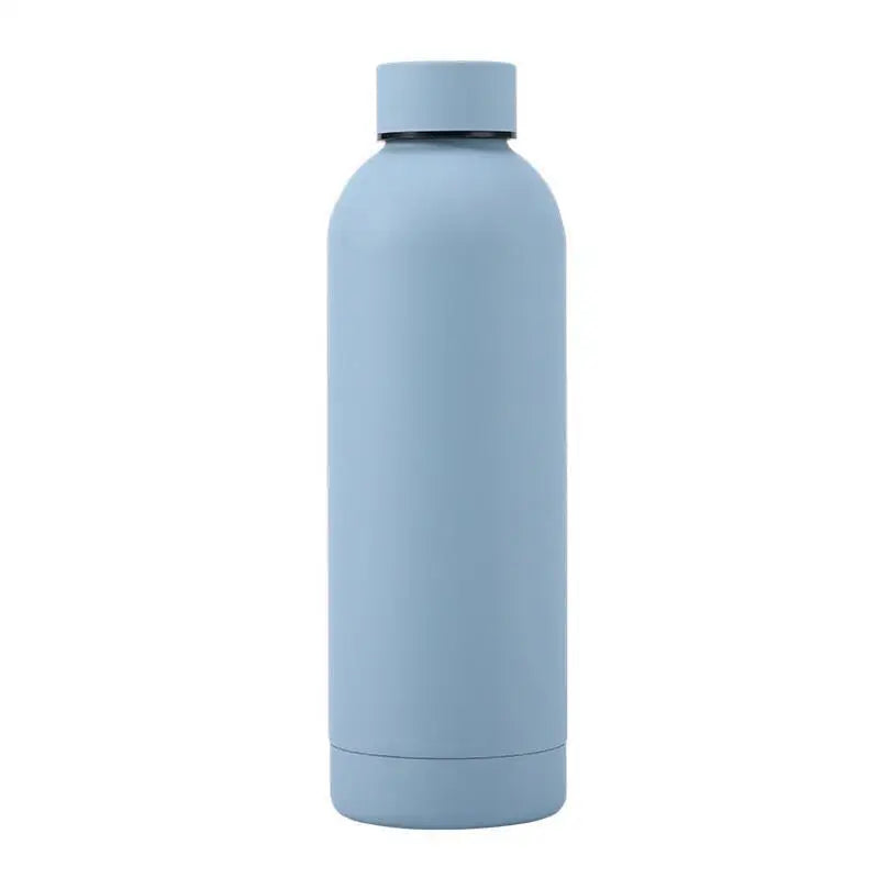Personalized 500ml (17oz) Insulated Stainless Steel Water Bottle – Leakproof Screw Lid Travel Thermos | Custom Logo Gift for Weddings & Groomsmen