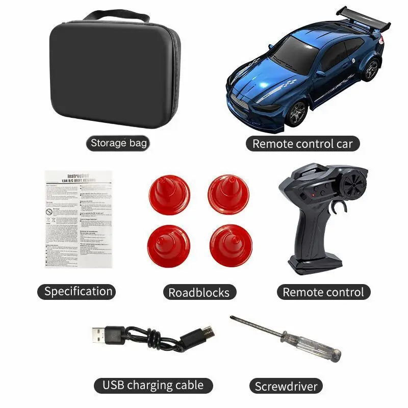2025 KF20 1:64 Drift RC Car 4-Wheel Remote Control Racing Toy