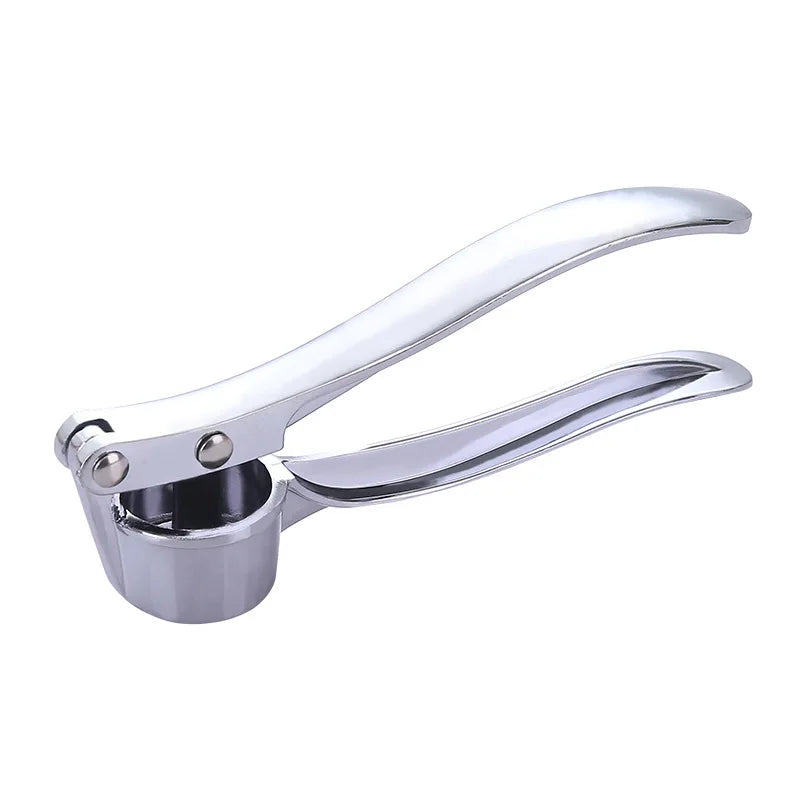 Stainless Steel Garlic Press Crusher Squeezer Manual Garlic Mincer Kitchen Tool