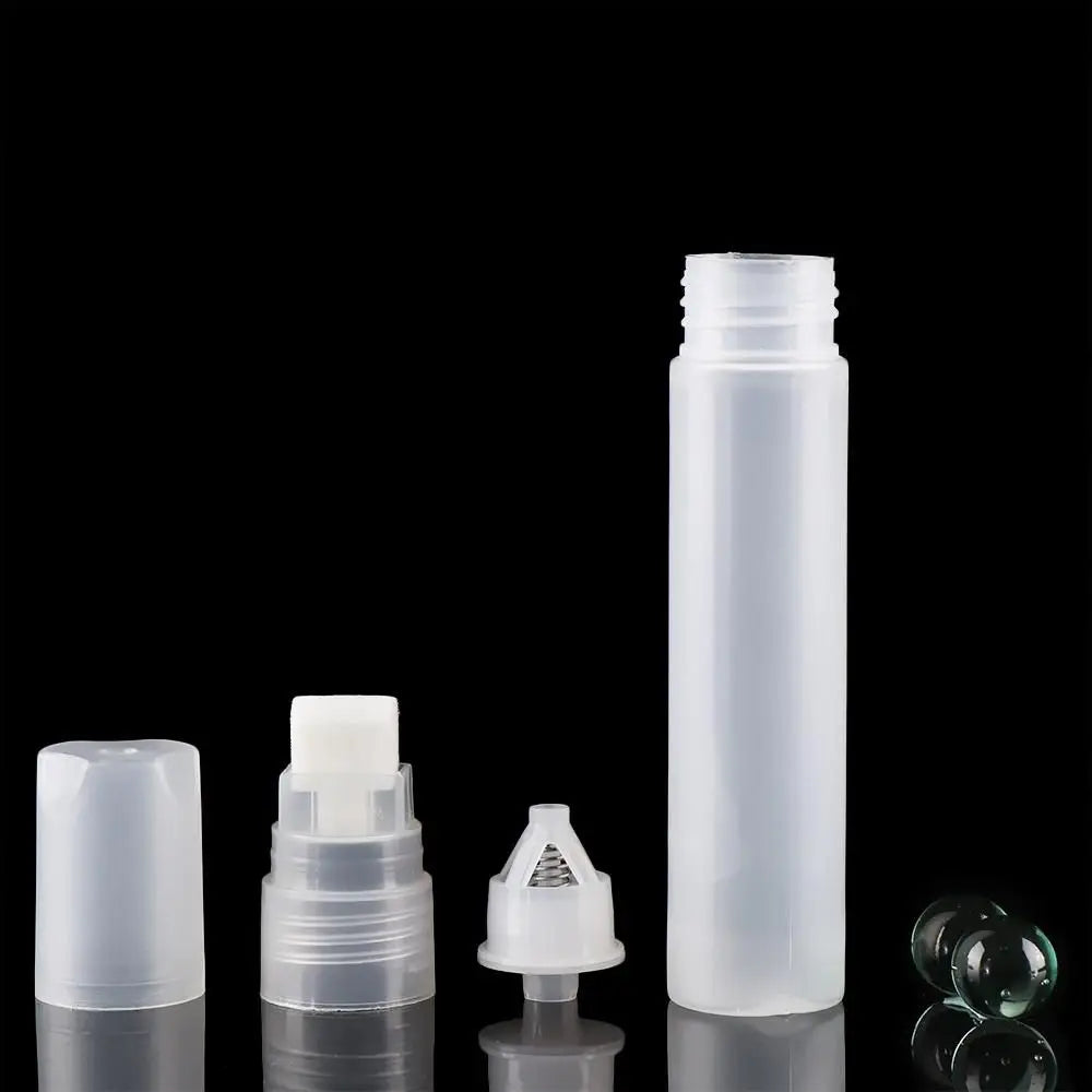 Refillable Transparent Empty Paint Pen Rod – Reusable Liquid Ink Marker Accessory for Graffiti & Chalk, Tip Sizes 0.7–50mm (0.03–1.97in)