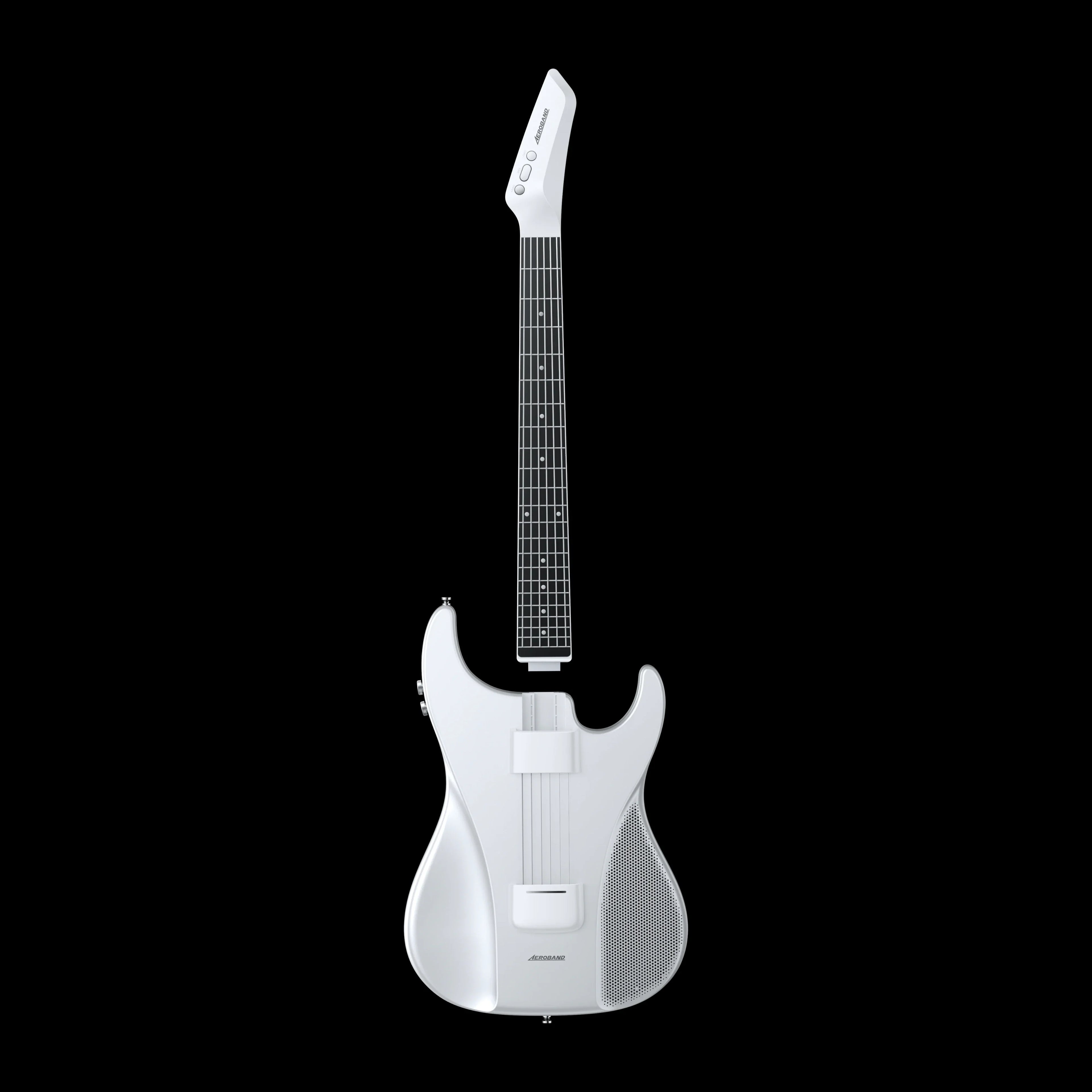 Portable Smart Hybrid Guitar — Pain-Free Silicone Strings, 9 Tone Modes, Built-In Speaker & Mic