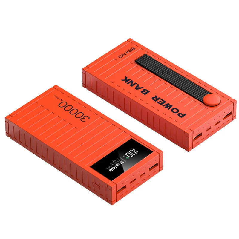 50000mAh 6-Port Power Bank 65W Fast Charge USB-C PD, 4x USB-A & Micro-USB, LED Display