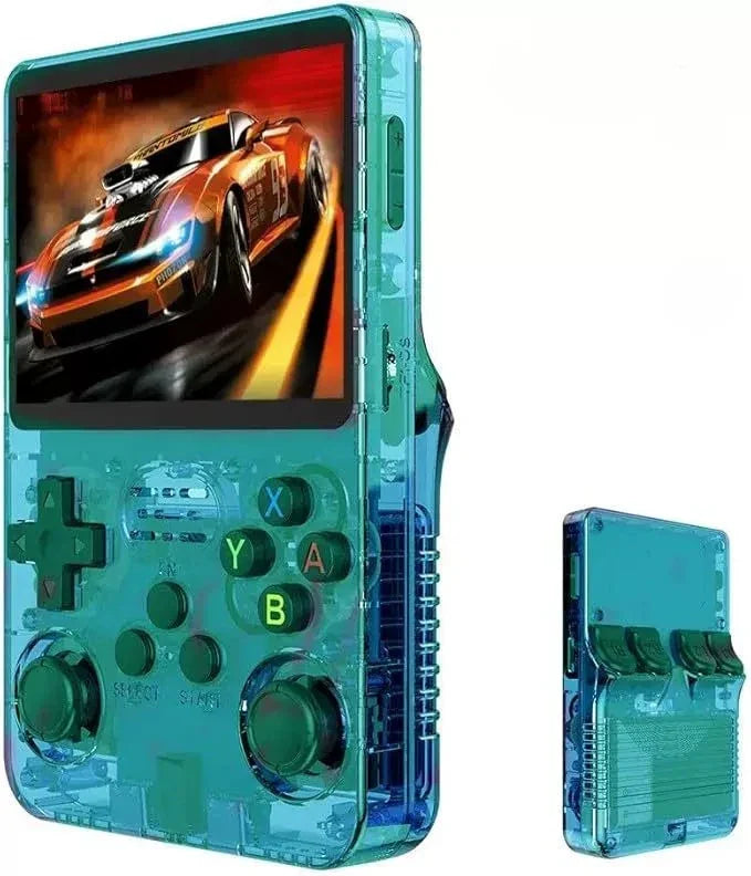 Retro 3.5-inch (8.9 cm) Handheld Game Console - ArkOS Portable Pocket Gamer, 64GB/128GB (1500/3000 Games), Mini HDMI, USB-C Charging
