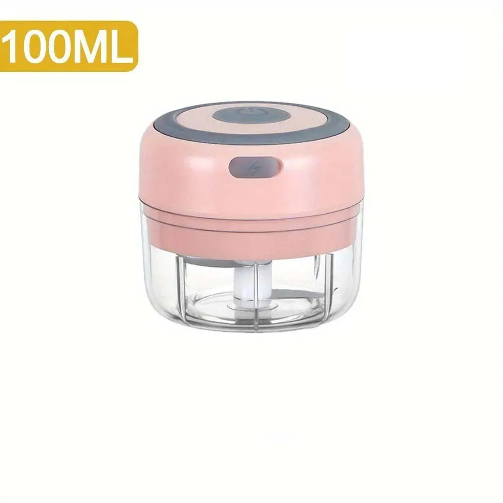250ml (8.5 fl oz) Stainless Steel Electric Garlic & Ginger Chopper Mini Food Shredder