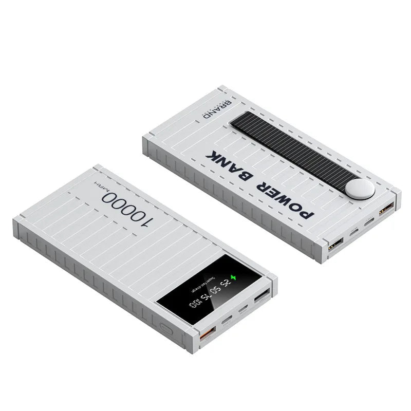 50000mAh 6-Port Power Bank 65W Fast Charge USB-C PD, 4x USB-A & Micro-USB, LED Display