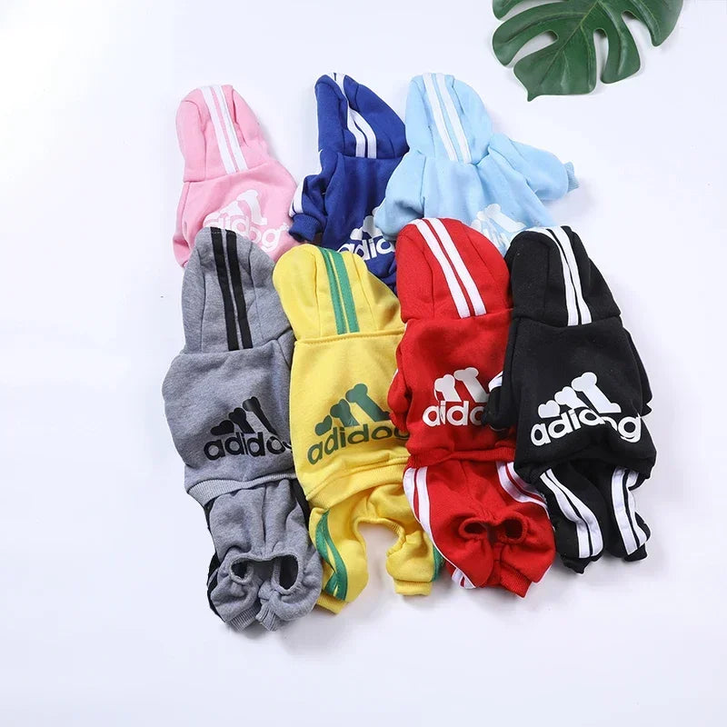 Warm Polyester Dog Jumpsuit for Small & Medium Dogs – Puppy Outfit for Chihuahua, Pug, French Bulldog