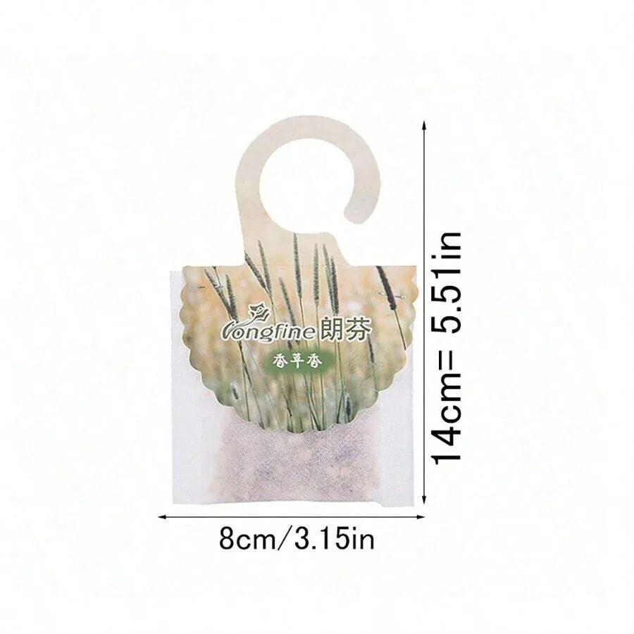5/10-Pack Hanging Scented Sachets for Closet & Drawers — Long-Lasting Aromatherapy Air Freshener & Moth Repellent