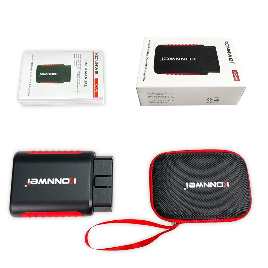 Bluetooth OBD2 Car Scanner - App-Controlled OBD II Diagnostic Tool with EPB/DPF/Oil/BMS Reset & Fault Code Reader