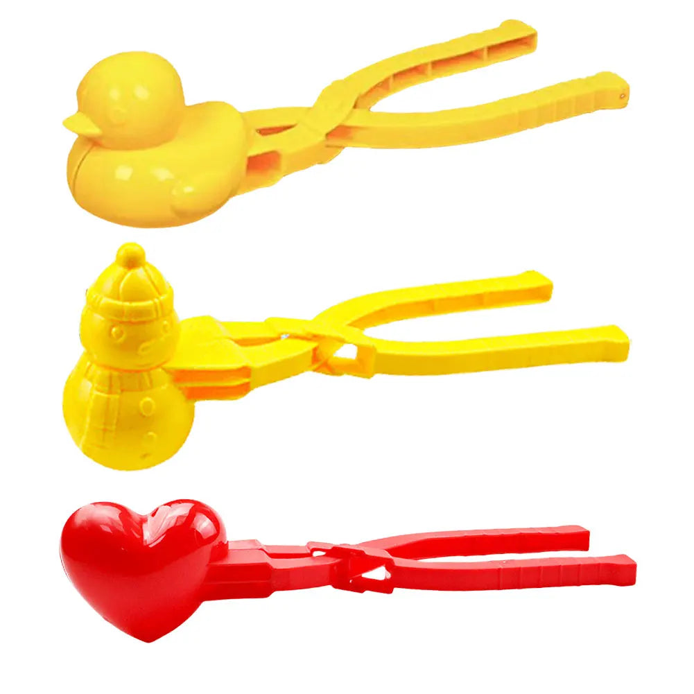 Duck Onigiri Mold & Snowball Maker with Handle - Cute Animal Rice Ball Shaper for Bento, Kids & Adults