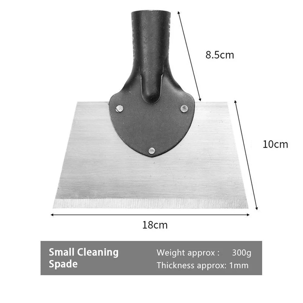 30 cm (11.8 in) Multifunctional Garden Shovel Manganese Steel Weed, Deicing & Planting Scraper