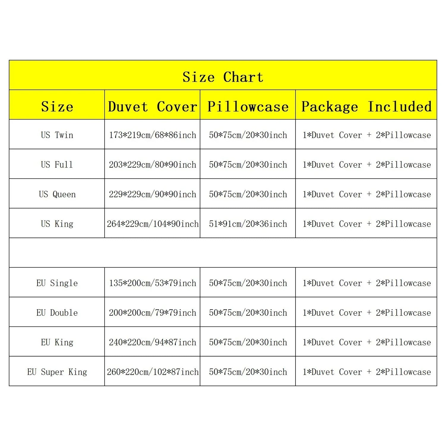3-Piece Printed Polyester Bedding Set – 200TC Duvet Cover with Pillowcases (Twin to Super King)