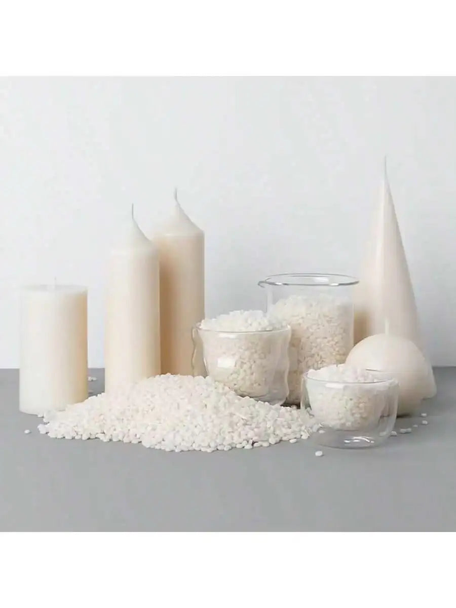Natural Soy Wax Flakes & Granules for Candle Making — 50g–1000g