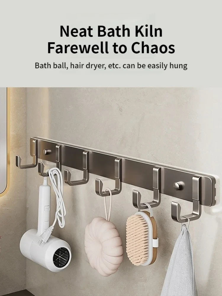 Heavy Duty Aluminum Wall Hooks for Coats & Bags, Entryway, Closet & Wardrobe Robe Hooks (1-3 Pack)