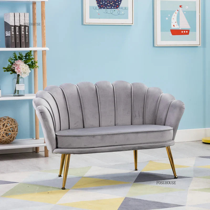 Kids Fabric Sofa Chair - Children's Reading Corner Armchair for Playroom & Living Room
