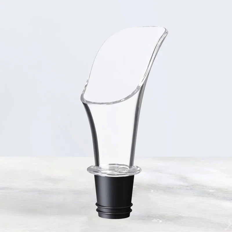 Wine Aerator Pourer Spout with Stopper – Portable Wine Decanter Pouring Tool