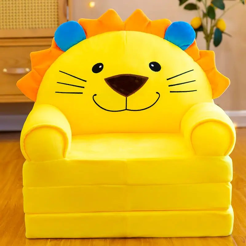 Kids Princess Sofa Removable Washable Foldable Children's Cartoon Armchair Toddler Couch