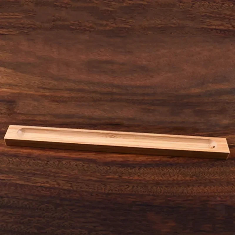 23 cm (9.1 in) Wooden Incense Holder, Sandalwood Stick & Coil Burner for Home Decor