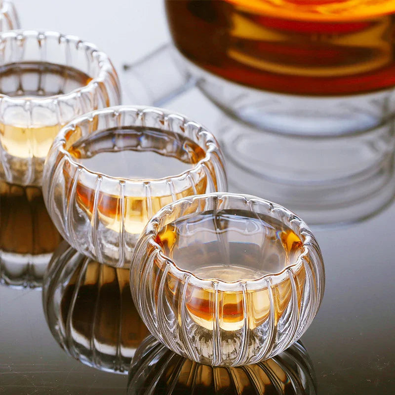 50ml (1.7 fl oz) Double-Walled Borosilicate Glass Espresso Cups - Set of 4 or 6, Clear Insulated Teacups