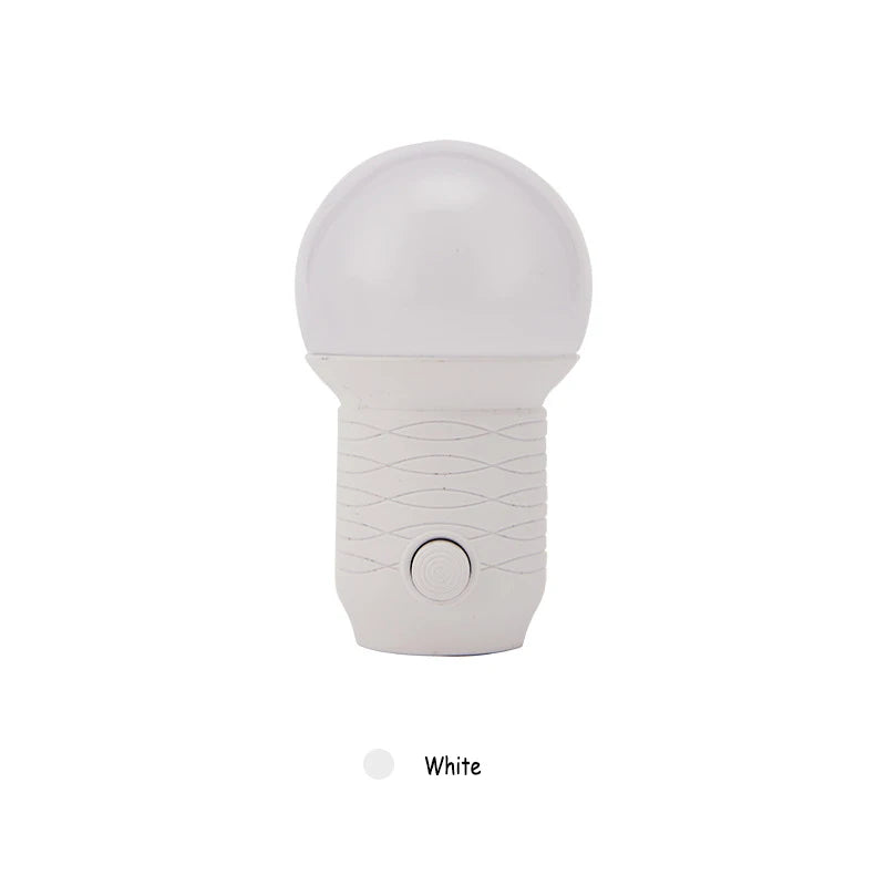 2-Color Dimmable LED Night Light EU/US Plug - Eye-Protection Bedside Lamp for Nursery, Bedroom & Living Room