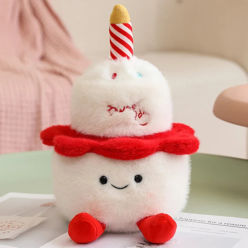 Cartoon Egg and Toast Plush Pillow Breakfast Stuffed Doll Cute Food Plush Gift