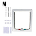 1-Pack Pet Door for Glass & Acrylic Panels — Two-Way Cat & Small Dog Flap
