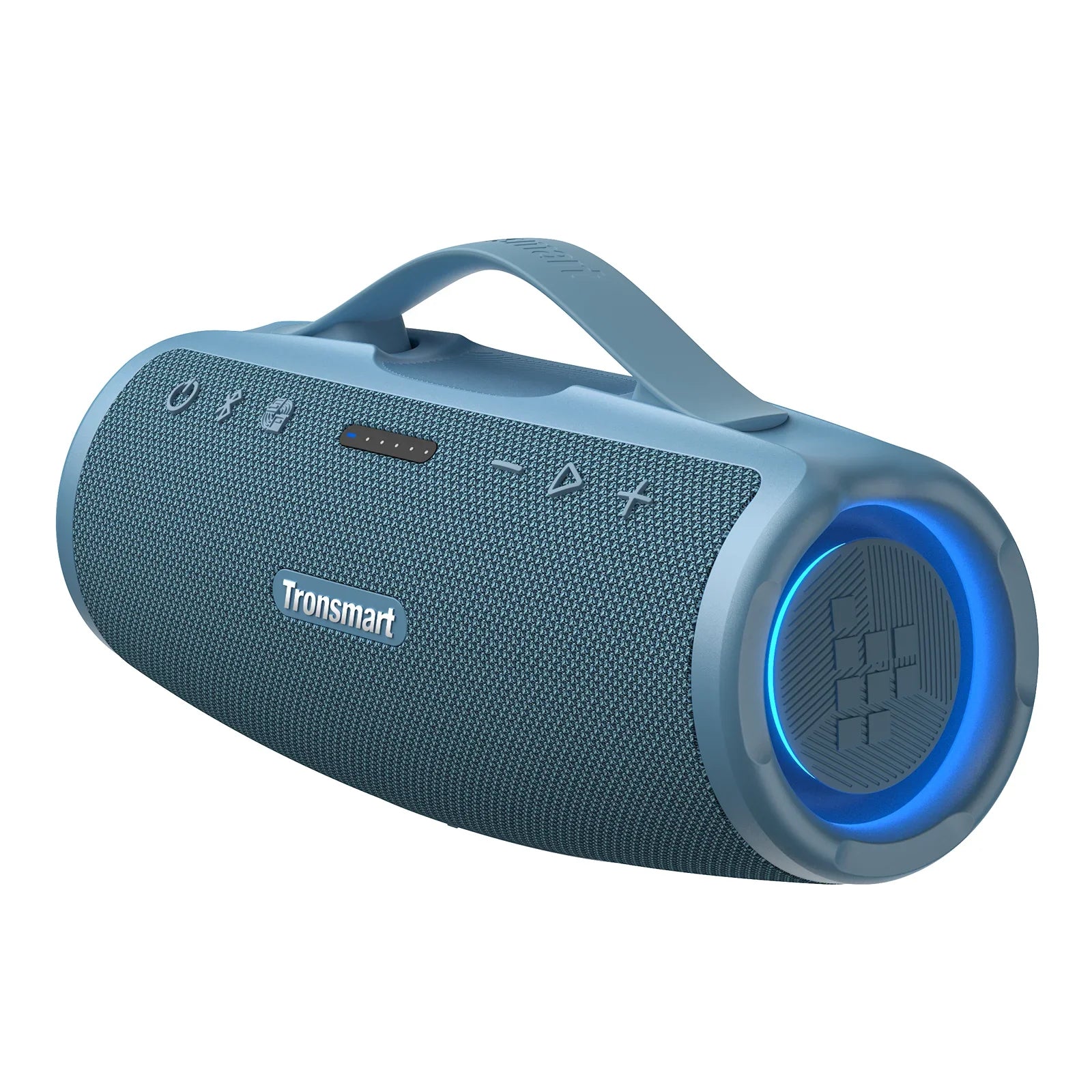 50W Portable Bluetooth Speaker — IPX7 Waterproof, 8000mAh Built-in Power Bank, App-Controlled EQ & Retractable Handle
